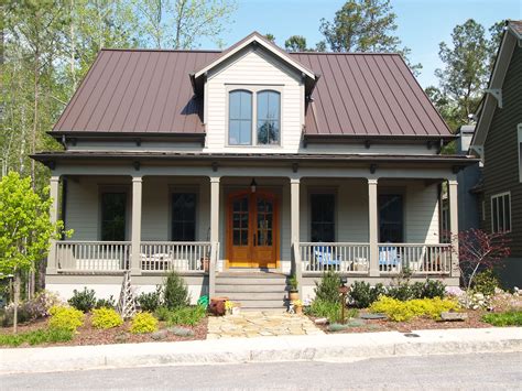 images of houses with brown metal roofs|brown roof exterior color schemes.